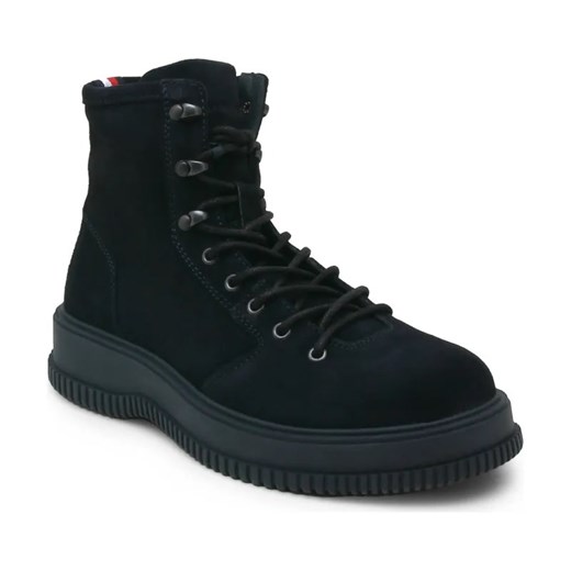Tommy Hilfiger Skórzane trapery TH EVERYDAY CLASS W SUEDE HOOKS ze sklepu Gomez Fashion Store w kategorii Buty zimowe męskie - zdjęcie 184306453