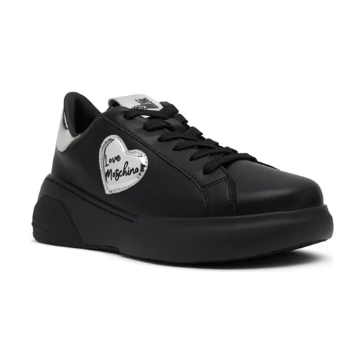 Love Moschino Trampki | z dodatkiem skóry ze sklepu Gomez Fashion Store w kategorii Trampki damskie - zdjęcie 184306460