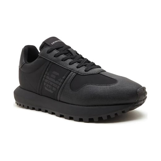 Emporio Armani Sneakersy SNK RECY.SAFFIANO PU ze sklepu Gomez Fashion Store w kategorii Buty sportowe męskie - zdjęcie 184306503