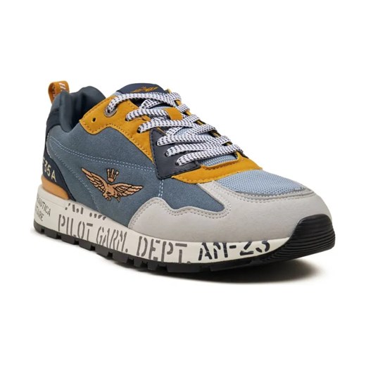 Aeronautica Militare Sneakersy | z dodatkiem skóry ze sklepu Gomez Fashion Store w kategorii Buty sportowe męskie - zdjęcie 184306531