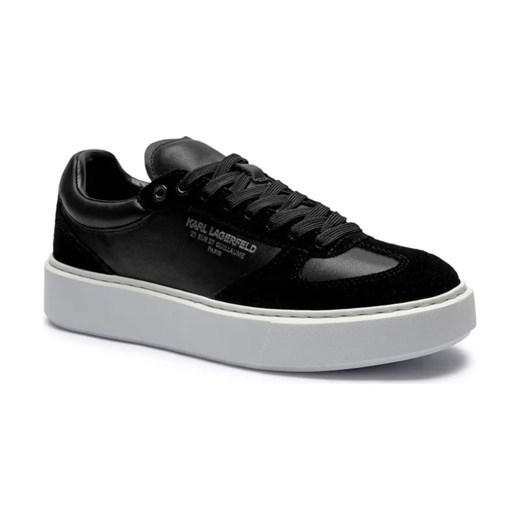Karl Lagerfeld Skórzane sneakersy MAXI KUP RSG ze sklepu Gomez Fashion Store w kategorii Buty sportowe męskie - zdjęcie 184306600