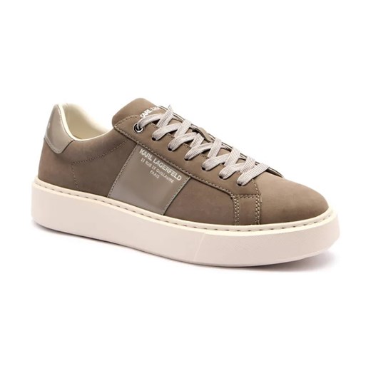 Karl Lagerfeld Skórzane sneakersy MAXI KUP ze sklepu Gomez Fashion Store w kategorii Buty sportowe męskie - zdjęcie 184306601