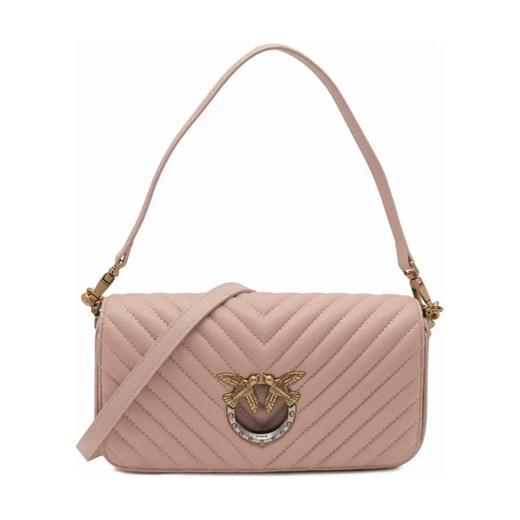Pinko Skórzana listonoszka LOVE CLICK BAGUETTE MINI NAPPA ze sklepu Gomez Fashion Store w kategorii Listonoszki - zdjęcie 184306604