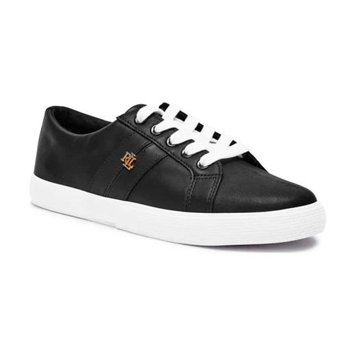 LAUREN RALPH LAUREN Skórzane sneakersy JANSON ze sklepu Gomez Fashion Store w kategorii Buty sportowe damskie - zdjęcie 184306643