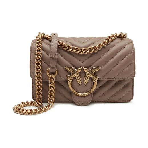 Pinko Skórzana torebka na ramię Love One Mini Crossbody ze sklepu Gomez Fashion Store w kategorii Listonoszki - zdjęcie 184306781