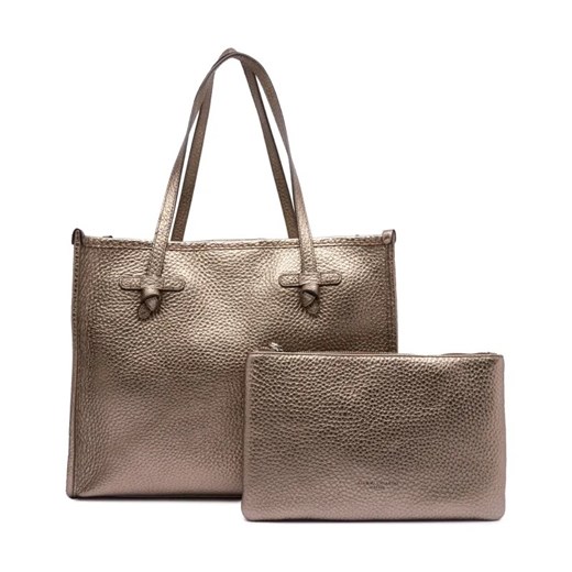 GIANNI CHIARINI Skórzana shopperka + saszetka Marcella ze sklepu Gomez Fashion Store w kategorii Torby Shopper bag - zdjęcie 184306822