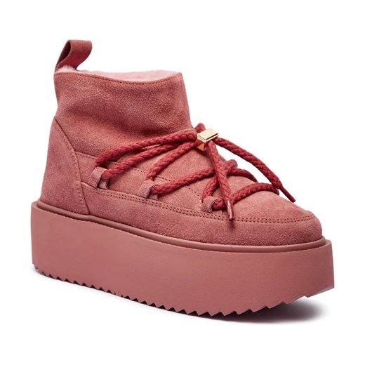 INUIKII Skórzane śniegowce CLASSIC LOW PLATFORM ze sklepu Gomez Fashion Store w kategorii Śniegowce damskie - zdjęcie 184306921