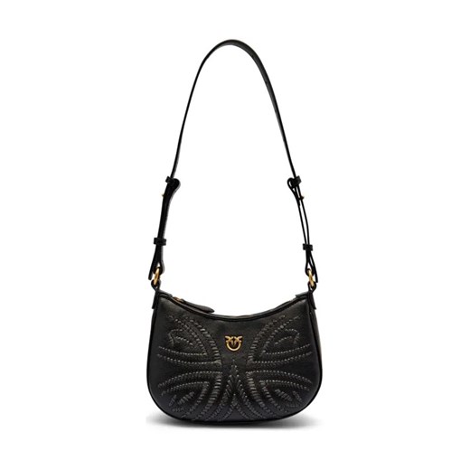 Pinko Skórzana torebka na ramię HALF MOON BABY ze sklepu Gomez Fashion Store w kategorii Listonoszki - zdjęcie 184306943