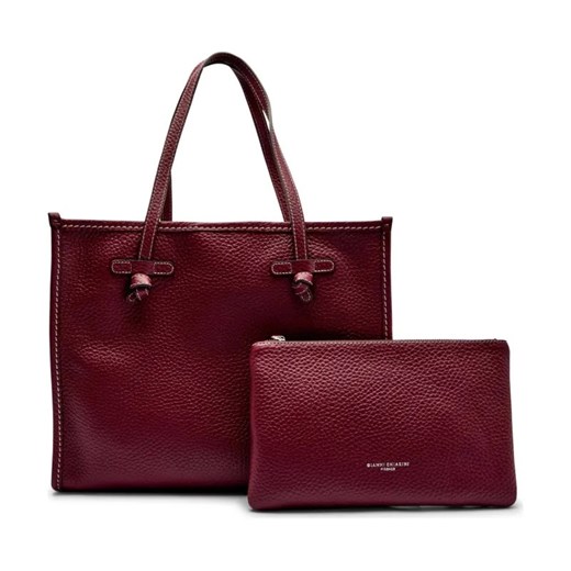 GIANNI CHIARINI Skórzana shopperka + saszetka Marcella ze sklepu Gomez Fashion Store w kategorii Torby Shopper bag - zdjęcie 184306971