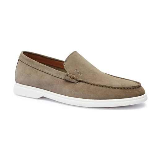 BOSS BLACK Skórzane loafersy Sienne_Loaf_sd_N ze sklepu Gomez Fashion Store w kategorii Mokasyny męskie - zdjęcie 184306982