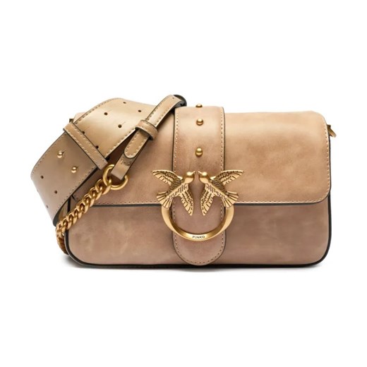 Pinko Skórzana torebka na ramię LOVE ONE MINI SLOUCHY ze sklepu Gomez Fashion Store w kategorii Listonoszki - zdjęcie 184307142