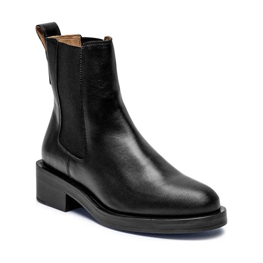 BOSS BLACK Skórzane botki Iryna ze sklepu Gomez Fashion Store w kategorii Botki - zdjęcie 184307153