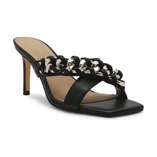 Guess Skórzane klapki ze sklepu Gomez Fashion Store w kategorii Klapki damskie - zdjęcie 184307220