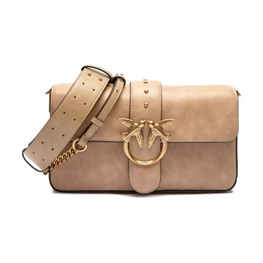 Pinko Skórzana torebka na ramię LOVE ONE CLASSIC SLOUCHY ze sklepu Gomez Fashion Store w kategorii Listonoszki - zdjęcie 184307244