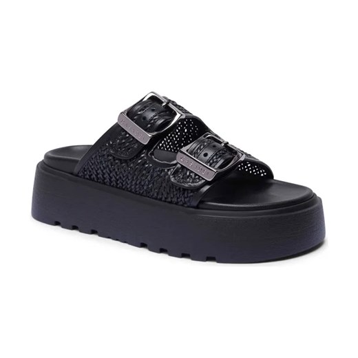 Casadei Klapki BIRKY | z dodatkiem skóry Casadei 39 wyprzedaż Gomez Fashion Store
