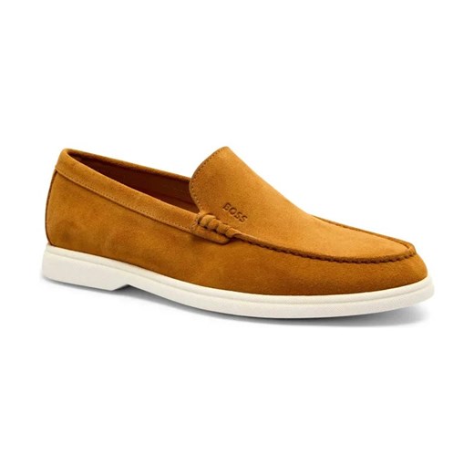 BOSS BLACK Skórzane loafersy Sienne_Loaf_sd_N ze sklepu Gomez Fashion Store w kategorii Mokasyny męskie - zdjęcie 184307410