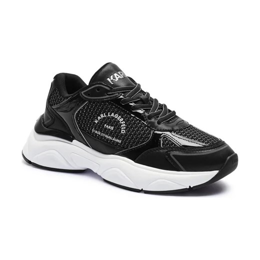 Karl Lagerfeld Sneakersy KOMET Maison | z dodatkiem skóry ze sklepu Gomez Fashion Store w kategorii Buty sportowe męskie - zdjęcie 184307422