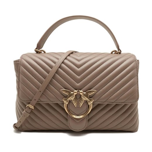 Pinko Skórzana torebka na ramię LOVE LADY PUFF BIG CL PLTT Pinko One Size Gomez Fashion Store