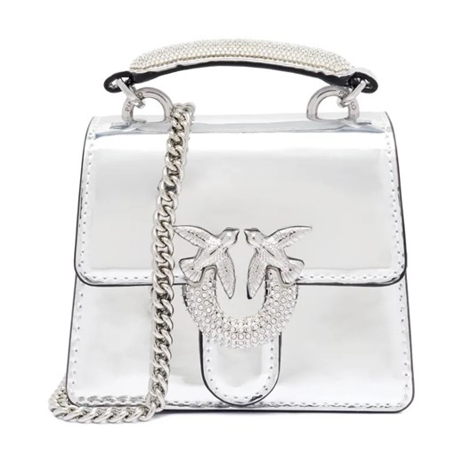 Pinko Skórzana torebka wieczorowa LOVE ONE MICRO ze sklepu Gomez Fashion Store w kategorii Listonoszki - zdjęcie 184307433