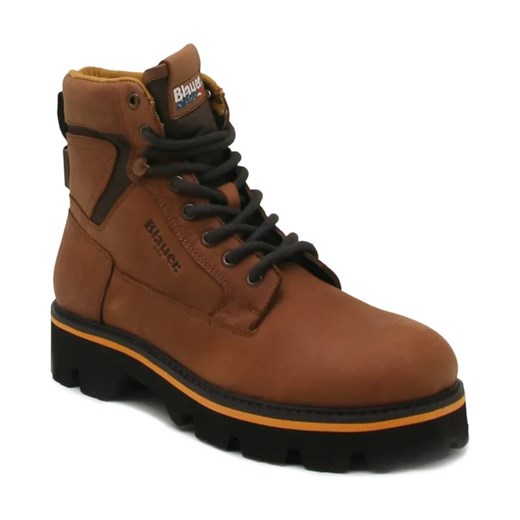 BLAUER Skórzane trapery RUSK01 ze sklepu Gomez Fashion Store w kategorii Buty zimowe męskie - zdjęcie 184307524