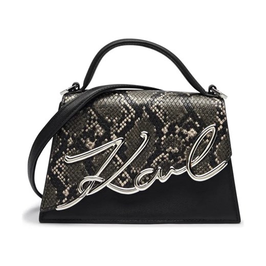 Karl Lagerfeld Skórzany kuferek k/signature 2.0 ze sklepu Gomez Fashion Store w kategorii Kuferki - zdjęcie 184307573