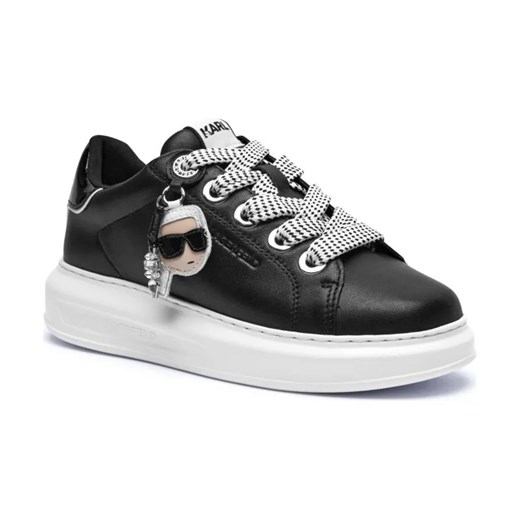 Karl Lagerfeld Skórzane sneakersy KAPRI ze sklepu Gomez Fashion Store w kategorii Buty sportowe damskie - zdjęcie 184307654