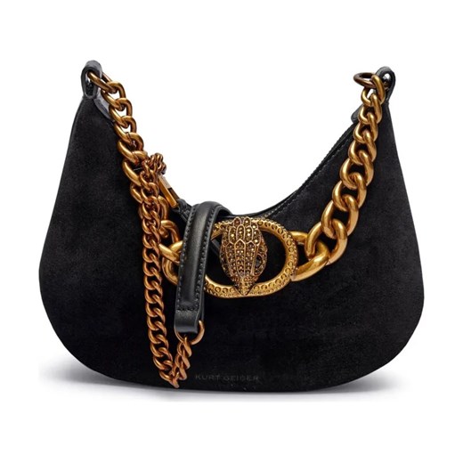 Kurt Geiger Skórzane hobo CHELSEA CHAIN ze sklepu Gomez Fashion Store w kategorii Torebki hobo - zdjęcie 184307711