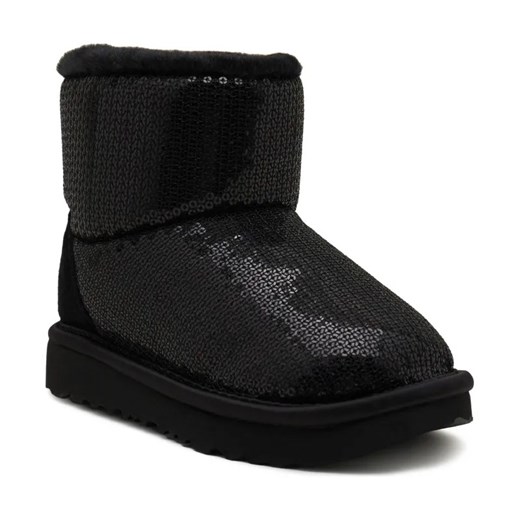 UGG Skórzane śniegowce T CLASSIC MINI MIRROR BALL ze sklepu Gomez Fashion Store w kategorii Buty zimowe dziecięce - zdjęcie 184307751