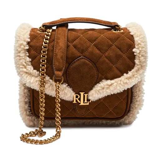 LAUREN RALPH LAUREN Skórzana listonoszka Bradley Shearling ze sklepu Gomez Fashion Store w kategorii Listonoszki - zdjęcie 184307770