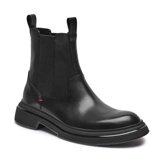 HUGO Skórzane sztyblety Rikky ze sklepu Gomez Fashion Store w kategorii Buty zimowe męskie - zdjęcie 184307803