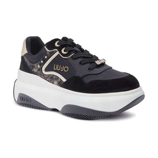 Liu Jo Sneakersy JUNE 22 | z dodatkiem skóry ze sklepu Gomez Fashion Store w kategorii Buty sportowe damskie - zdjęcie 184307873