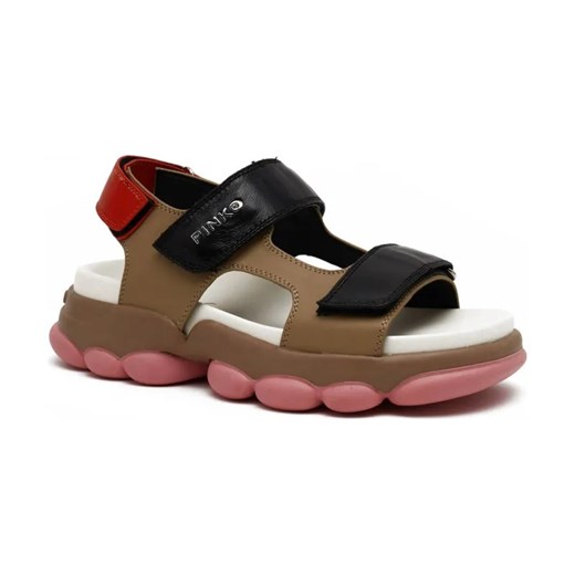 Pinko Skórzane sandały ze sklepu Gomez Fashion Store w kategorii Sandały damskie - zdjęcie 184307882