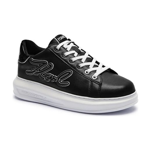 Karl Lagerfeld Skórzane sneakersy KAPRI Signia Emboss ze sklepu Gomez Fashion Store w kategorii Buty sportowe damskie - zdjęcie 184307914