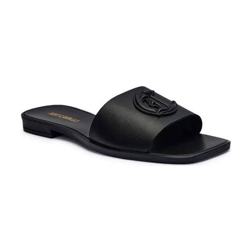 Just Cavalli Skórzane klapki ze sklepu Gomez Fashion Store w kategorii Klapki damskie - zdjęcie 184308082