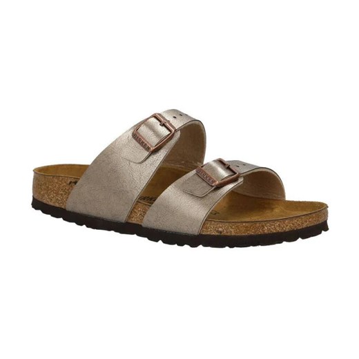 Birkenstock Klapki Sydney BF | z dodatkiem skóry ze sklepu Gomez Fashion Store w kategorii Klapki damskie - zdjęcie 184308154