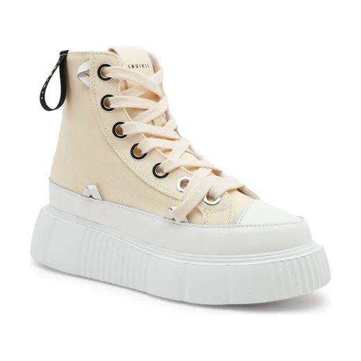 INUIKII Skórzane Trampki MATILDA CANVAS HIGH 23 ze sklepu Gomez Fashion Store w kategorii Trampki damskie - zdjęcie 184308174