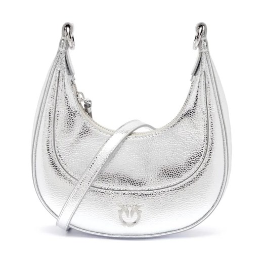 Pinko Skórzane hobo BRIOCHE MINI ze sklepu Gomez Fashion Store w kategorii Torebki hobo - zdjęcie 184308214