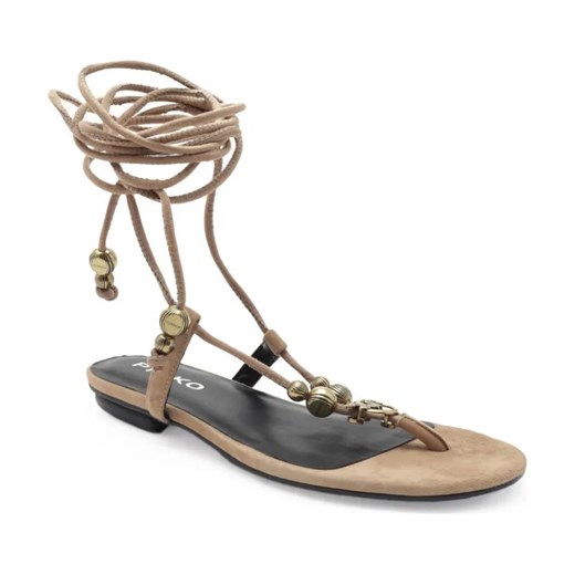 Pinko Skórzane sandały ELODIE ze sklepu Gomez Fashion Store w kategorii Sandały damskie - zdjęcie 184308234
