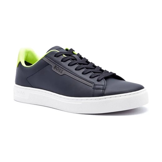 BOSS BLACK Skórzane sneakersy Rhys ze sklepu Gomez Fashion Store w kategorii Buty sportowe męskie - zdjęcie 184308280