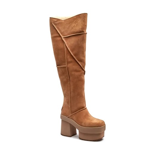 UGG Skórzane kozaki na słupku 38 Gomez Fashion Store wyprzedaż
