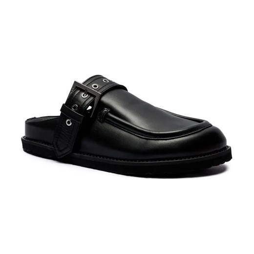 HUGO Skórzane klapki Artentia_Sabot_BKNA ze sklepu Gomez Fashion Store w kategorii Klapki damskie - zdjęcie 184308432
