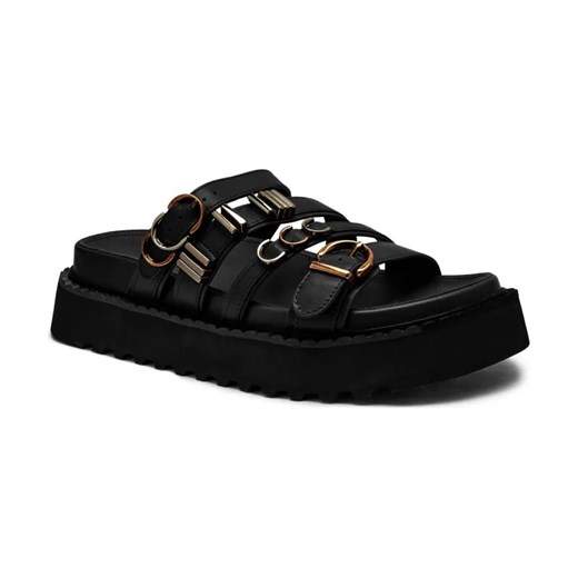 Pinko Skórzane klapki KATE 02 ze sklepu Gomez Fashion Store w kategorii Klapki damskie - zdjęcie 184308462