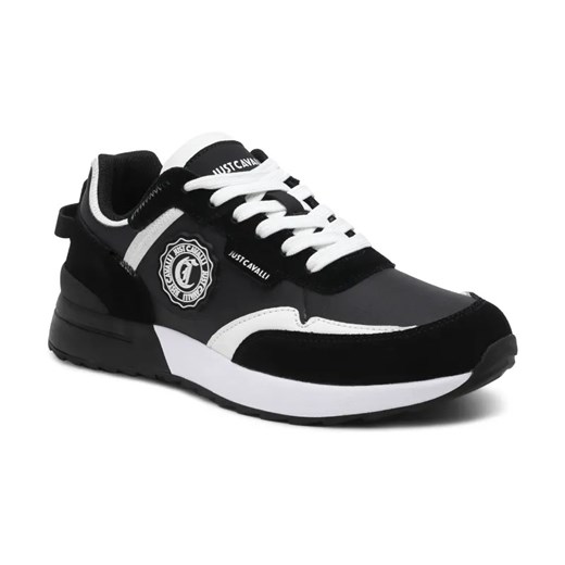Just Cavalli Sneakersy FONDO ACTION | z dodatkiem skóry ze sklepu Gomez Fashion Store w kategorii Buty sportowe męskie - zdjęcie 184308512