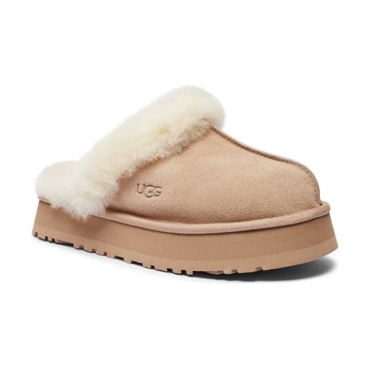 UGG Skórzane obuwie domowe DISQUETTE ze sklepu Gomez Fashion Store w kategorii Kapcie damskie - zdjęcie 184308534