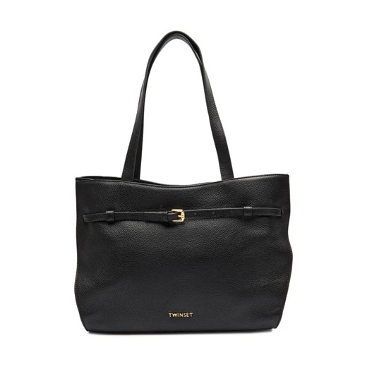 TWINSET Skórzana shopperka ze sklepu Gomez Fashion Store w kategorii Torby Shopper bag - zdjęcie 184308602