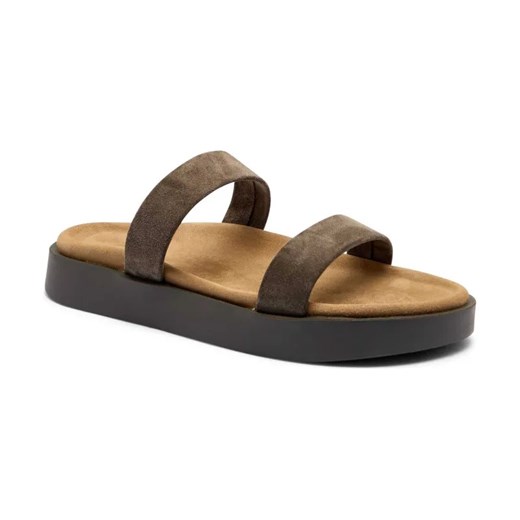 INUIKII Skórzane klapki STRAPPY ze sklepu Gomez Fashion Store w kategorii Klapki damskie - zdjęcie 184308611