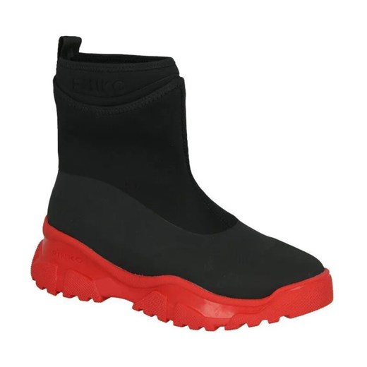 Pinko Botki MOSS TREK | z dodatkiem skóry ze sklepu Gomez Fashion Store w kategorii Botki - zdjęcie 184308741