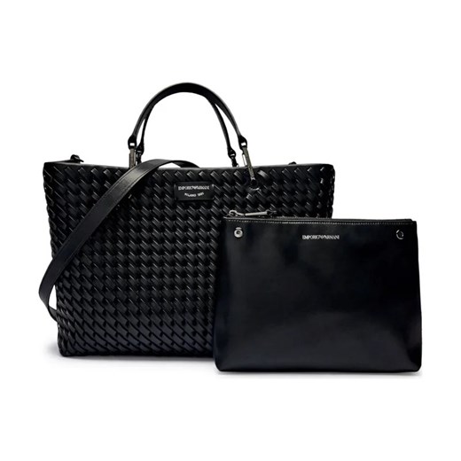 Shopper bag Emporio Armani skórzana 