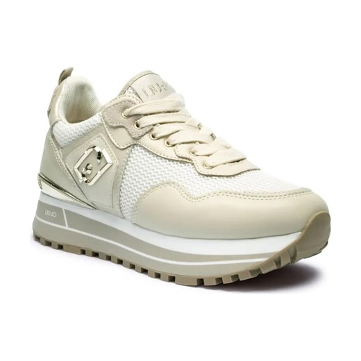 Liu Jo Sneakersy MAXI WONDER 01 | z dodatkiem skóry ze sklepu Gomez Fashion Store w kategorii Buty sportowe damskie - zdjęcie 184308814