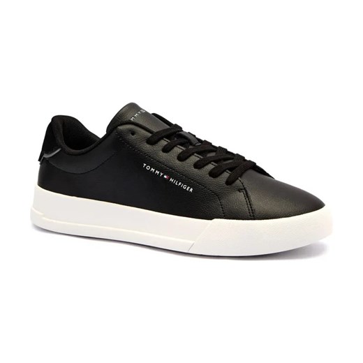 Tommy Hilfiger Skórzane sneakersy COURT LTH DETAIL ESS ze sklepu Gomez Fashion Store w kategorii Buty sportowe męskie - zdjęcie 184309032
